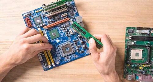 motherboard laptop rusak